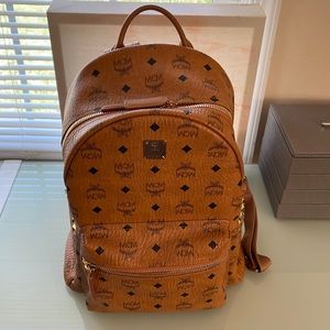 MCM Stark 32 Visetos Canvas Backpack